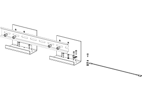 BEFESTIGUNGSSET FÜR MOTORISCHES TREIBRIEGELSCHLOSS (MTRS)