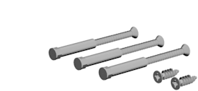 BEFESTIGUNGS-SET STANDARD WECHSEL-GRT 4302 KU/FS.WG/37/70.STD (48321)