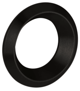 HERMAT PZ Ring 2899 Einclipsring Oberfl. 74 Classic Black Türbeschlag