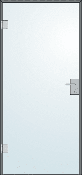 ANSCHLAGTÜRZARGE 1-FLG GLASMONT 6961 35/PRO/1029/2138.L-41 (50618)