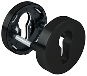 Hermat Schutzrosette 2073 S/2336,rund,11mm/PZ,cl.bl. ma.,TS40-89