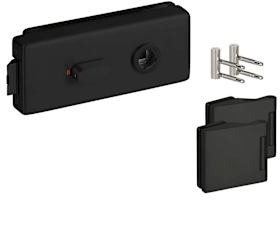 GLASTÜR-SCHLOSSKASTEN-SET 6086 BAD-GENOVA U 6325/HZ-74 (50027)