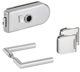 Hermat Ganzglastürschloss 6016,WC/SS,8mm,ER-Optik,FlüFA