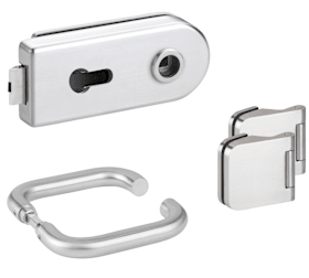 Hermat Ganzglastürschloss Ö6016.F/6315/1802,WC/SS,8mm,ER-Optik,FlüFA