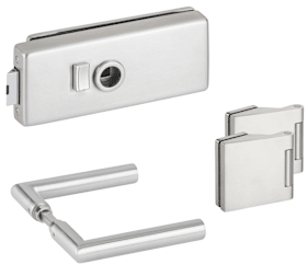 Hermat Ganzglastürschloss 6086/6325/1802,WC/SS,8mm,ER-Optik,FlüFA