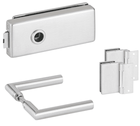 Hermat Ganzglastürschloss 6081/6335/1802,UG,8mm,ER-Optik,FlüFA