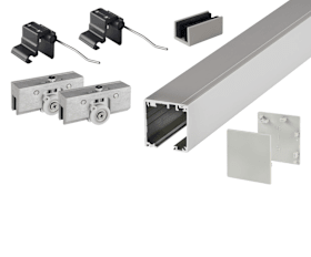 SCHIEBETÜR-KLEMMBESCHL NOVARA 9271 GLASTÜR 2LW/2400/60-F1 (52746)