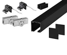 SCHIEBETÜR-KLEMMBESCHL NOVARA 9271 GLASTÜR 2LW/2400/60-74ELO (52748)