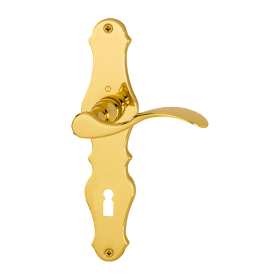 HOPPE Drückergarnitur Weimar M112SLN/2007, Messing