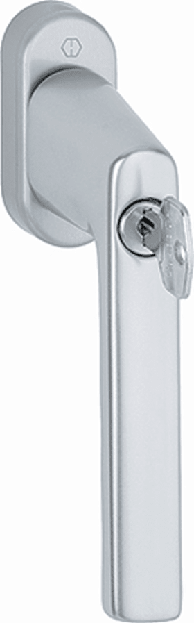 HOPPE Fenstergriff Hamburg 0700LS/U26 100NM F1 NA7503 7/020-030 H001EW 90 M5X35