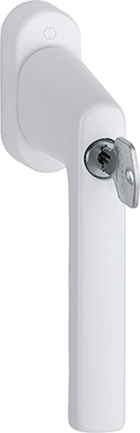 HOPPE Fenstergriff Hamburg 0700LS/U26 100NM F9016 NAW 7/020-030 H001EW 90 M5X35