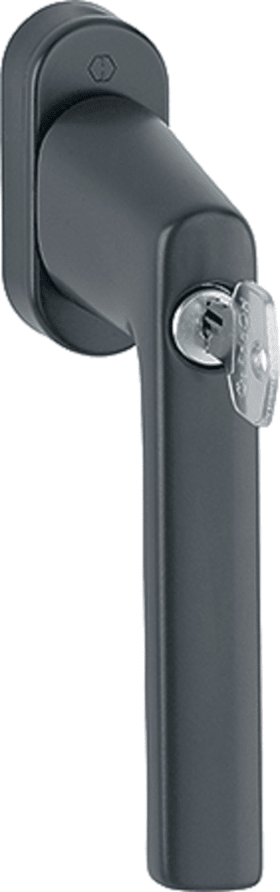 HOPPE Fenstergriff Hamburg 0700LS/U26 100NM F9714M NAS 7/020-030 H001EW 90 M5X35