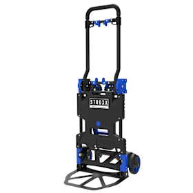 STROXX Handwagen 2-in-1 – verwandelbar in Sackkarre, 136 kg Tragkraft, kompakt & flexibel