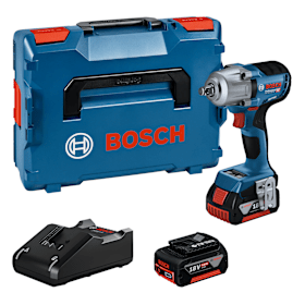 Bosch Akku-Drehschlagschrauber GDS 18V-450 HC, 2 x Akku GBA 18V 5.0Ah in L-BOXX