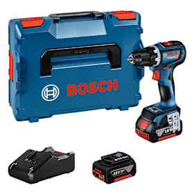 Bosch Akku-Bohrschrauber GSR 18V-90 C, 2 x Akku GBA 18V 4.0Ah, L-BOXX 136