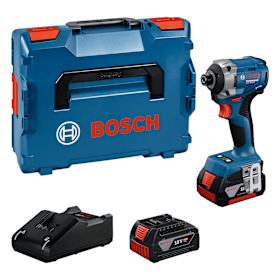 Bosch Akku-Drehschlagschrauber GDR 18V-215, 2 x Akku GBA 18V 4.0Ah, L-BOXX 136