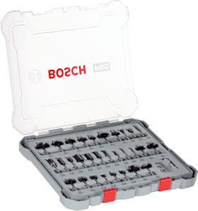Bosch "PRO Fräser Set, 1/4"" Schaft, 30-tlg"
