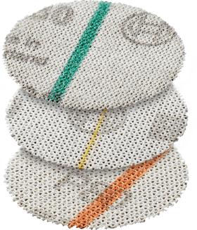 Bosch M480 Schleifblätter für EasyCurvSander 12, Best for Wood and Paint, 40 mm, Set