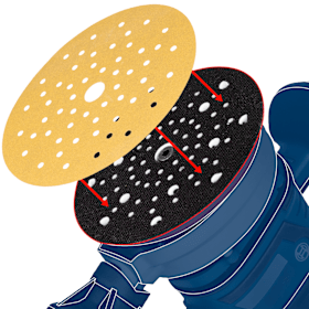 Bosch Polierschwamm-Set, 77 mm, 2-tlg