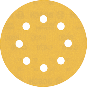 Bosch EXPERT C470 Schleifpapier mit 8 Löchern für Exzenterschl., 115 mm, K 400, 5-tlg.