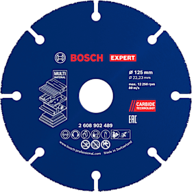Bosch EXPERT Carbide Multi Wheel Trennscheibe, 125 mm, 22,23 mm