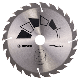 Bosch Kreissägeblatt STANDARD D= 150 mm, Bohrung= 20 mm, Z= 24