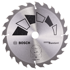 Bosch Kreissägeblatt STANDARD D= 190 mm, Bohrung= 20 mm, Z= 24
