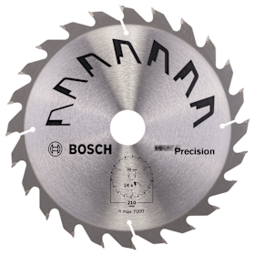 Bosch Kreissägeblatt PRECISION D= 210 mm, Bohrung= 30 mm, Z= 24