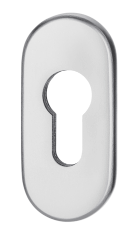 Dieckmann Alu-Rahmen-Cliprosette, oval, Serie Ares, 6mm PZ, 813/6  F01