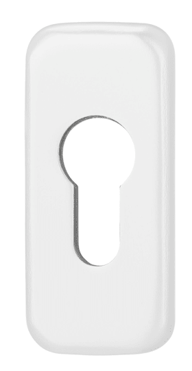 Dieckmann Alu-Rahmen-Cliprosette, kantig, Serie Keto, 6mm PZ, 814/6 F12