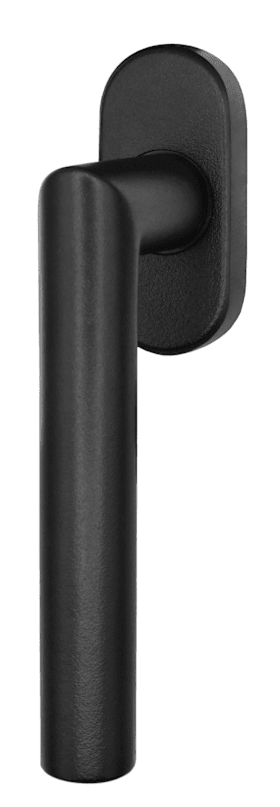 Dieckmann Alu-Fenstergriff mit Metallabdeckung und, Kugelrasterung, Serie Janus, Stift 7x30mm,, 1010 SV 30, F44