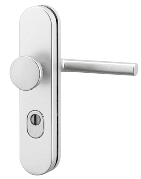 Dieckmann EST-Schutz-Wechsel-Garnitur, ES-1, Serie Logo, ovales Langschild 15mm, 92 ZA,, 10mm VKT,TS=65-75mm, 108/K7, 8745H/K7 F00