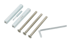 Dieckmann Montageset Nr. 370 für Serie Kronos, Drücker-Grt., 9mm VKT, TS= 83-87mm,, für DIN EN 179