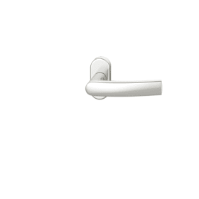 FSB Halbgarnitur Drückerlochteil oval 8 mm Vierkant Aluminium eloxiert für Haustür