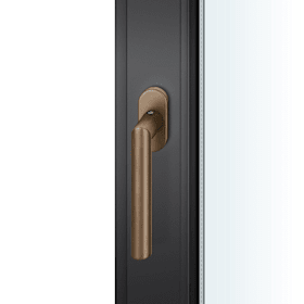 FSB Fenstergriff 34 1076,Stand.,ov.,7/24-38,d-bronze