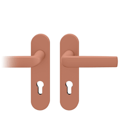 FSB ASL Drückergarnitur 8 PZ 72 KURZSCH OV TS39-58 LC 32121 TERRE SIENNE BRIQÜ (0 12 1267 0..