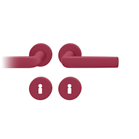 FSB ASL Drückergarnitur 8 BB ROS TS39-58 LC 32101 ROUGE RUBIA (0 12 1267 01302 9330)