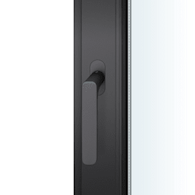 FSB Fenstergriff 34 1289,Stand.,ov.,fb.,7/24-38,schwarz