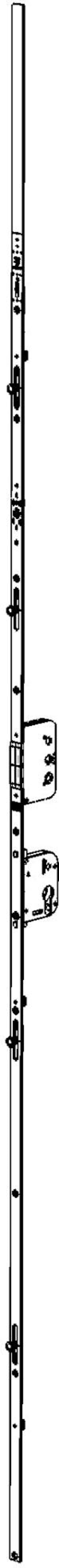 Winkhaus DK-Getriebe,GAKA.2000-4,konstant,abschließbar,D45mm,silber,chromatiert 4929011