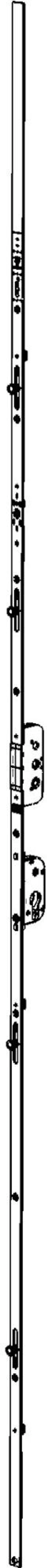 Winkhaus DK-Getriebe,GAKA.2000-4,konstant,abschließbar,D25mm,silber,chromatiert 4929007