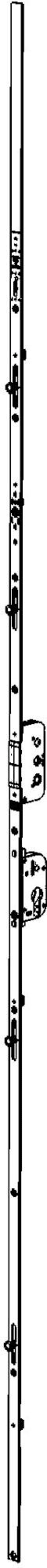 Winkhaus DK-Getriebe,GAKA.2000-4,konstant,abschließbar,D30mm,silber,chromatiert 4929008