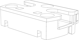 DK-Sicherheitsschließblech, SBS.K.169, DIN Links-Rechts, Stahl, EV1, chromatiert
