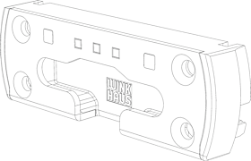 Drehkipp-Kippschließblech,SBK.K.128,DIN Links-Rechts,Stahl,silberfarbig