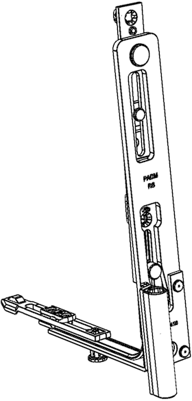 Winkhaus Flügellag., aufliegend, DIN Rechts, Stahl, weiß, verkehrsweiß, pulverbeschichtet 4995738