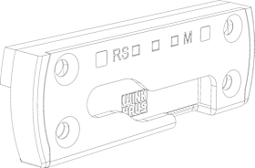 DK-Sicherheitsschließblech, SBS.K.PAD.162, DIN Rechts, STA, silberfarbig, chrom.
