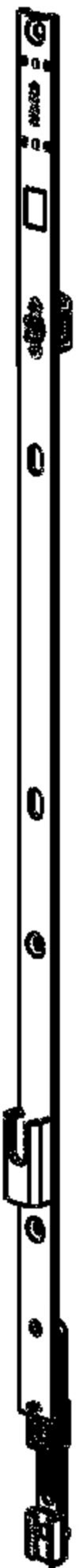 Drehkipp-Mittenverriegelung,MS.SU.500-1.LK,f.Stulpfl.getr.,Stahl,grau,Topc.lack.