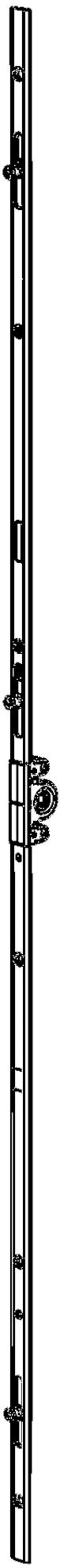 Winkhaus SF-Verschlussgetriebe, GVMC.1000-3, D 15,5mm,ohne Lochung,DL-R, EV1, chromatiert 4932452