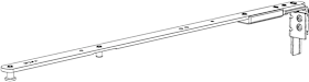 Winkhaus DK-Schere,SC2.PAD,18-13,sichtbar,Gr.2,DIN Links,silber 5067574