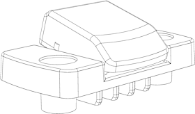Winkhaus Drehkipp-Flügelheber, FH.78, DIN Links-Rechts, grau, anthr.grau, zum Anschrauben 5093683