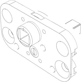 Winkhaus DK-Schlagleistengetriebe,SLG,14,3,einteilig,D7,5mm,silber,verzinkt 5098288